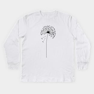 Air dandelion Kids Long Sleeve T-Shirt